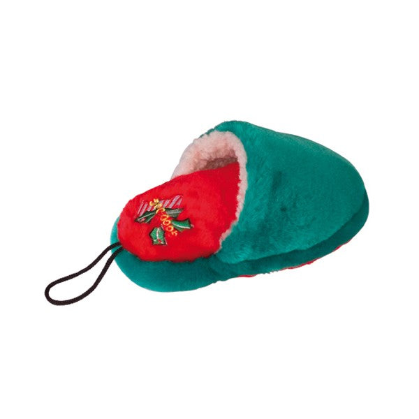 Jucarie Craciun Papuc verde 18cm