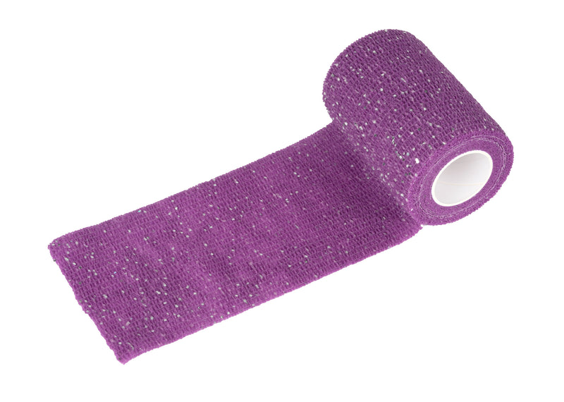 Bandaj elastic cu sclipici 7,5 cm X 4,5m-culori diverse