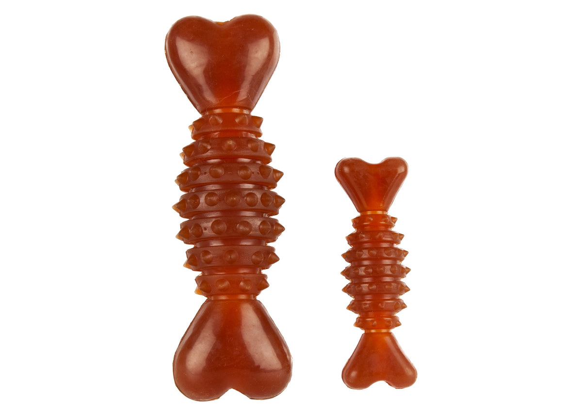 Jucarie pentru caini Chuckle City Jucarie cauciuc natural 100% Os