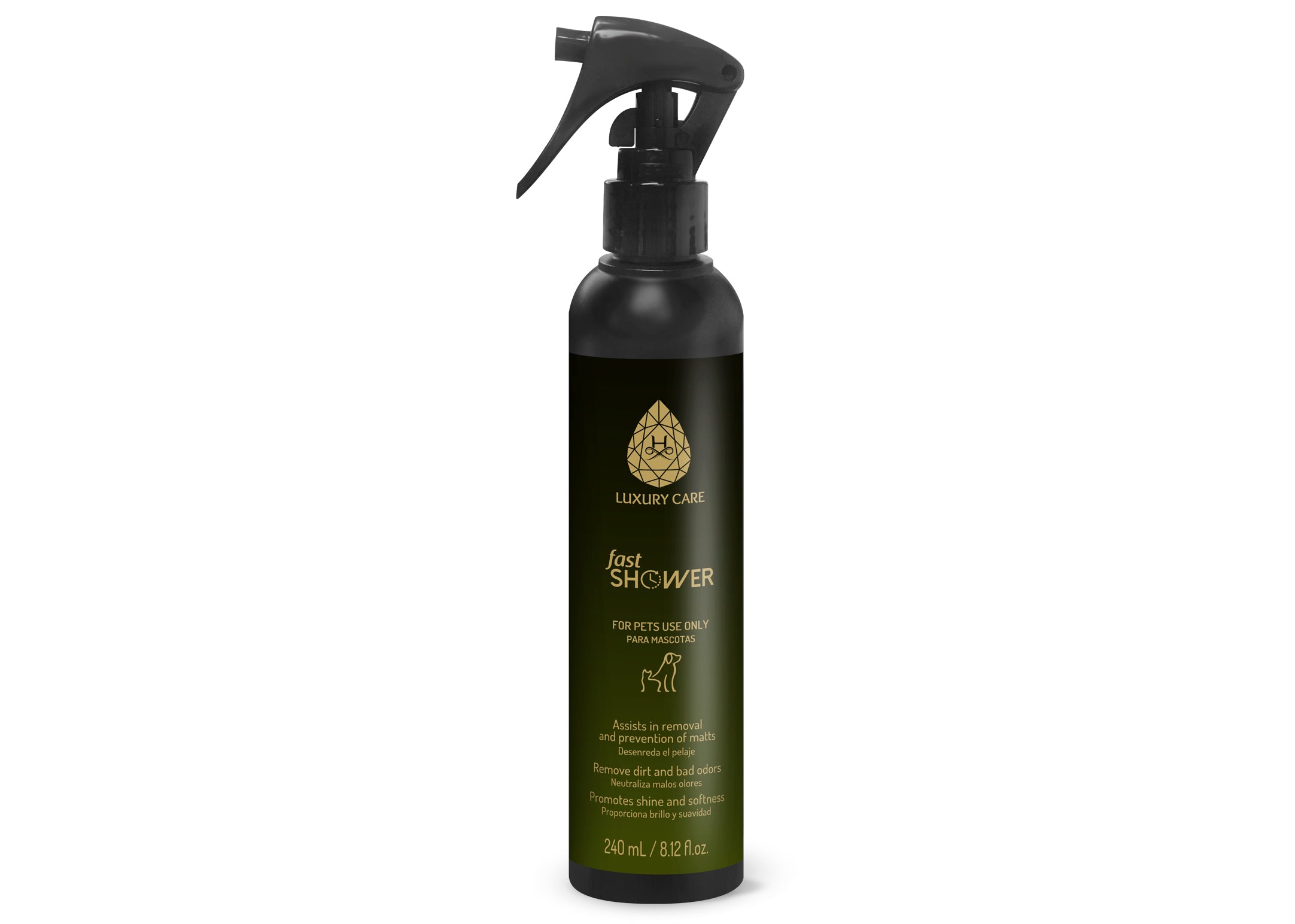 Hydra Luxury Sampon uscat pentru caini 240ml