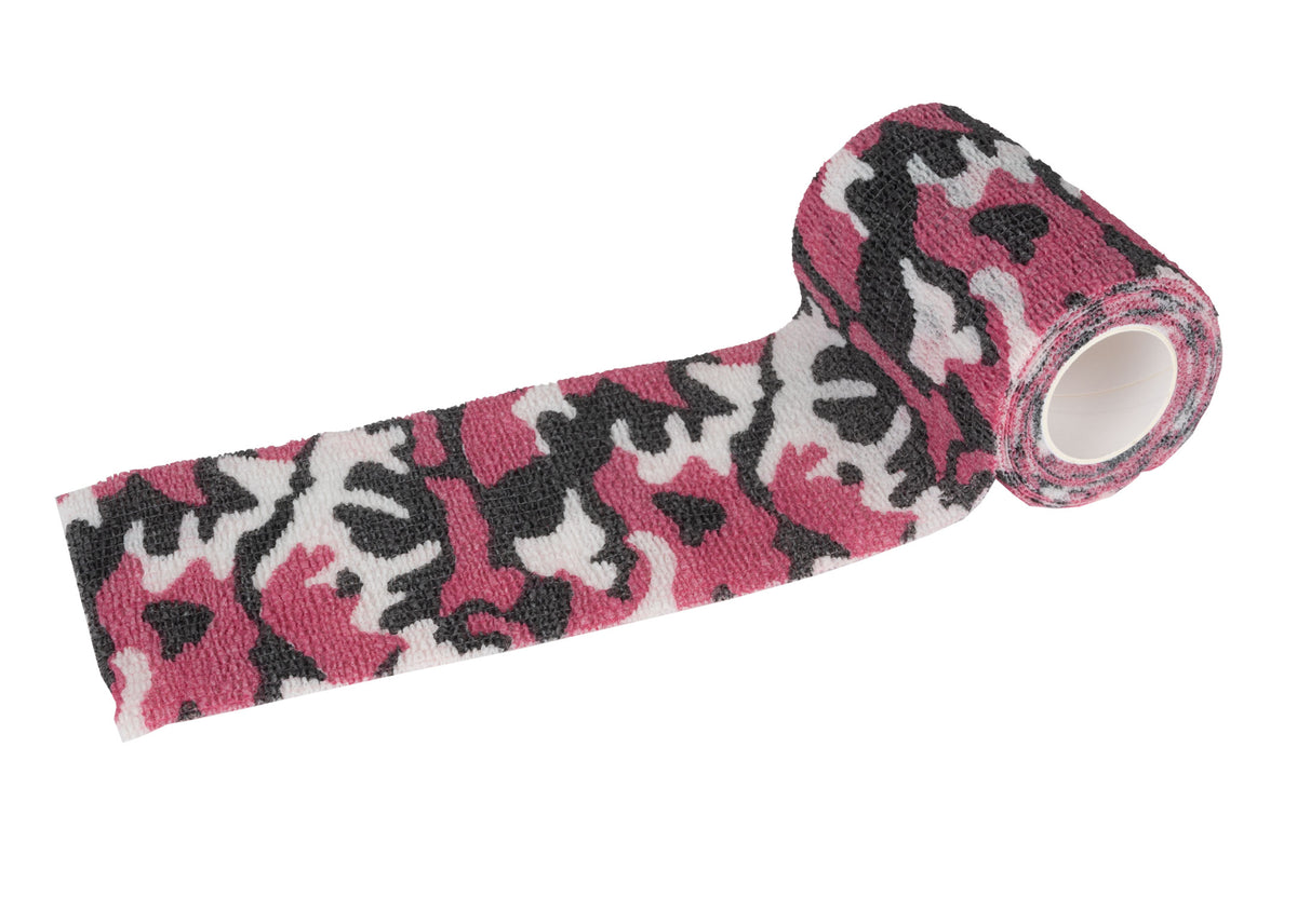 Bandaj model camuflaj 7,5 cm X 4,5m Roz