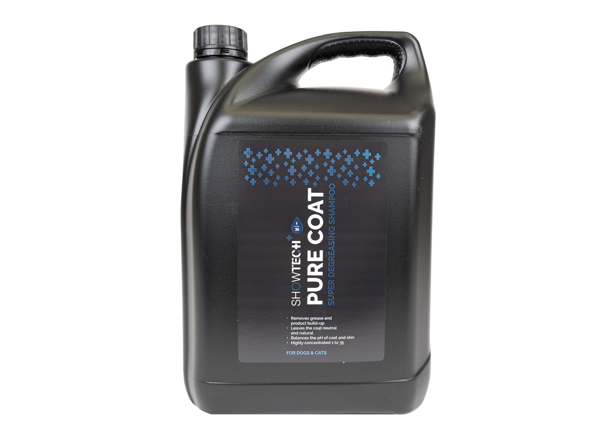 Show Tech+ Pure Coat Sampon Degresant 5L 1/35 pentru caini si pisici