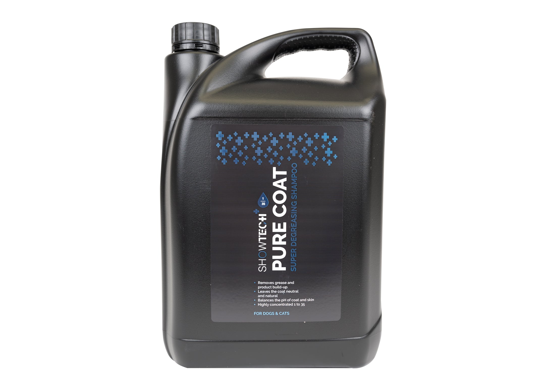 Show Tech+ Pure Coat Sampon Degresant 5L 1/35 pentru caini si pisici