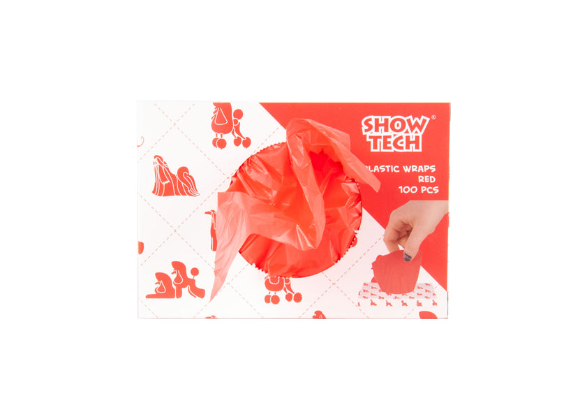 Show Tech Folie Impachetat 15x30cm- 100buc Rosu