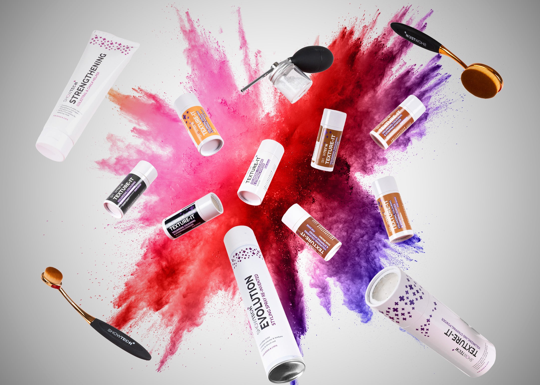 Show Tech+ Texture it - Pudra pentru stripat si volum- negru