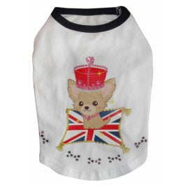 Tricou British Queen cu pietricele XL - PetGuru Pet Shop by Vetomed
 - 1