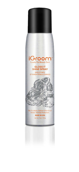 iGROOM Gloss It Spray pentru Caini