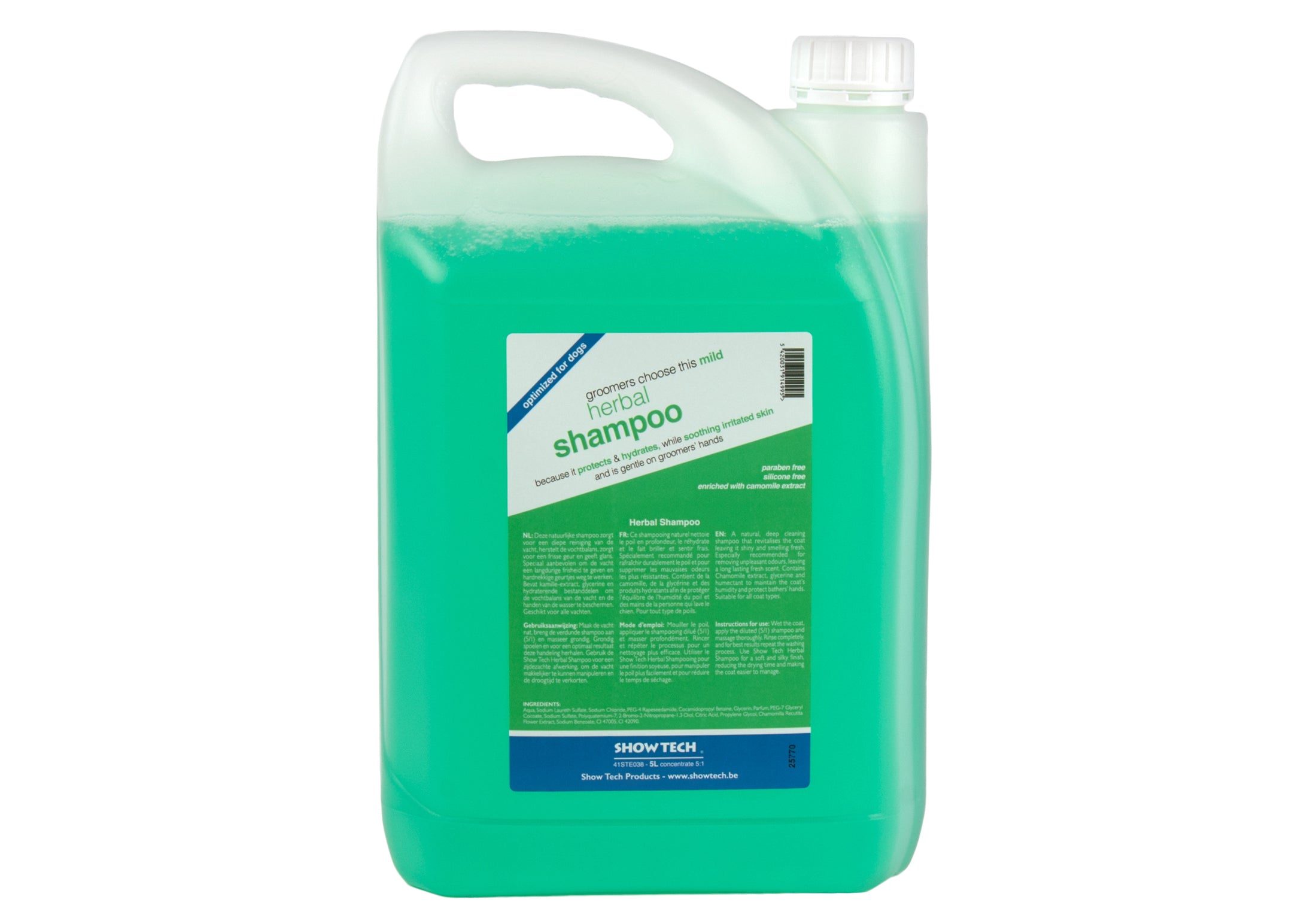 Show Tech Sampon Herbal 5L pentru Caini, Pisici si Cai