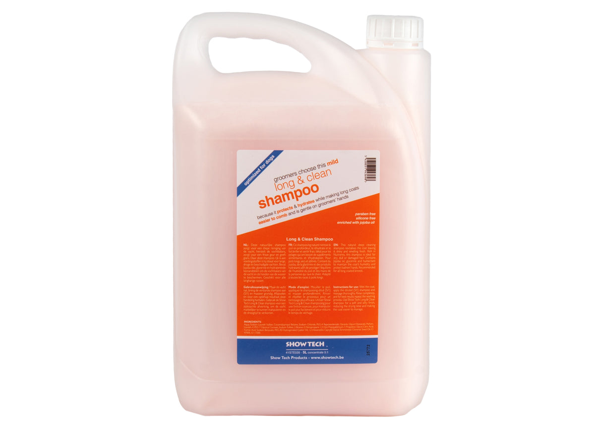 Show Tech Sampon Long & Clean 5L pentru caini, pisici si cai