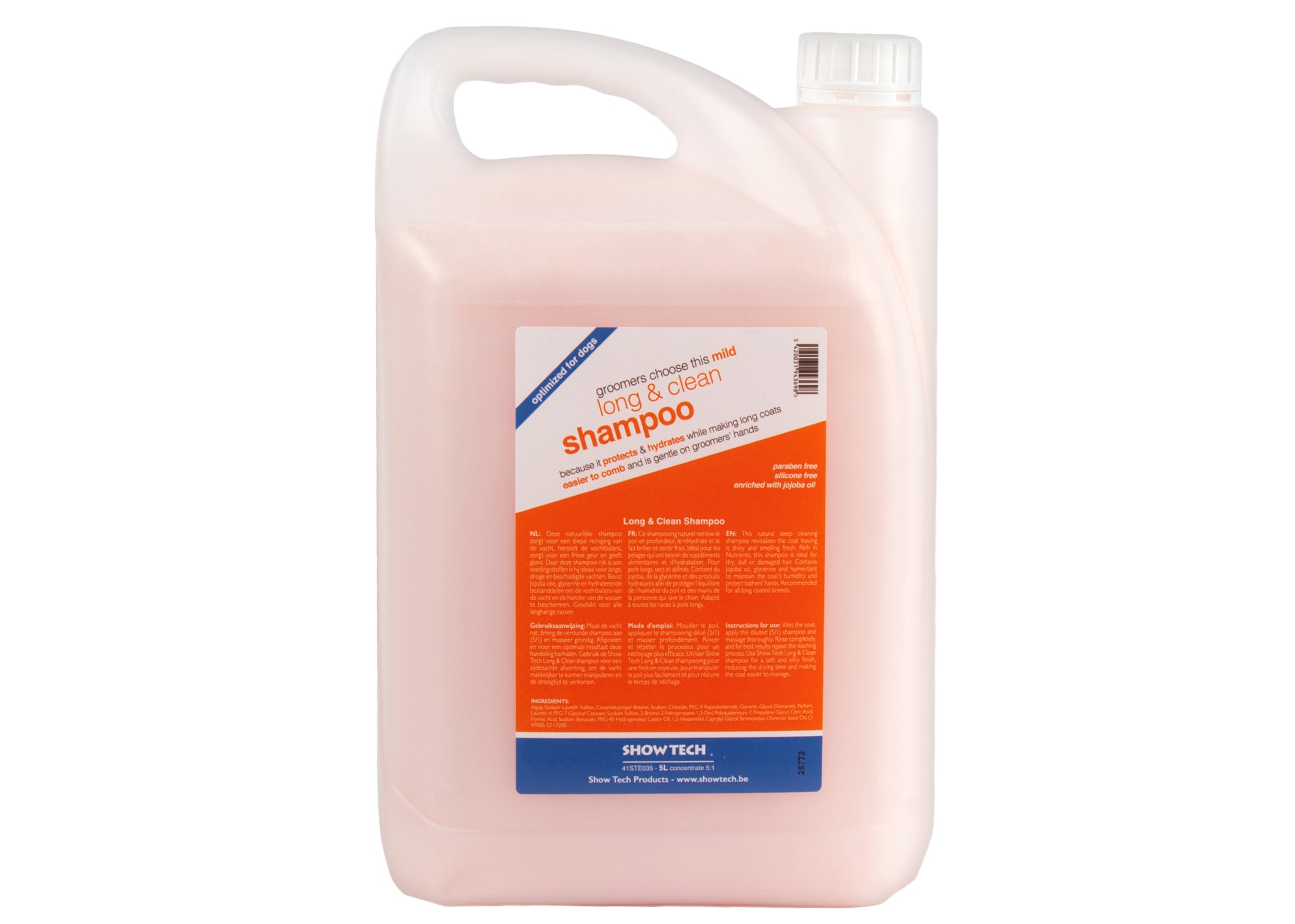 Show Tech Sampon Long & Clean 5L pentru caini, pisici si cai