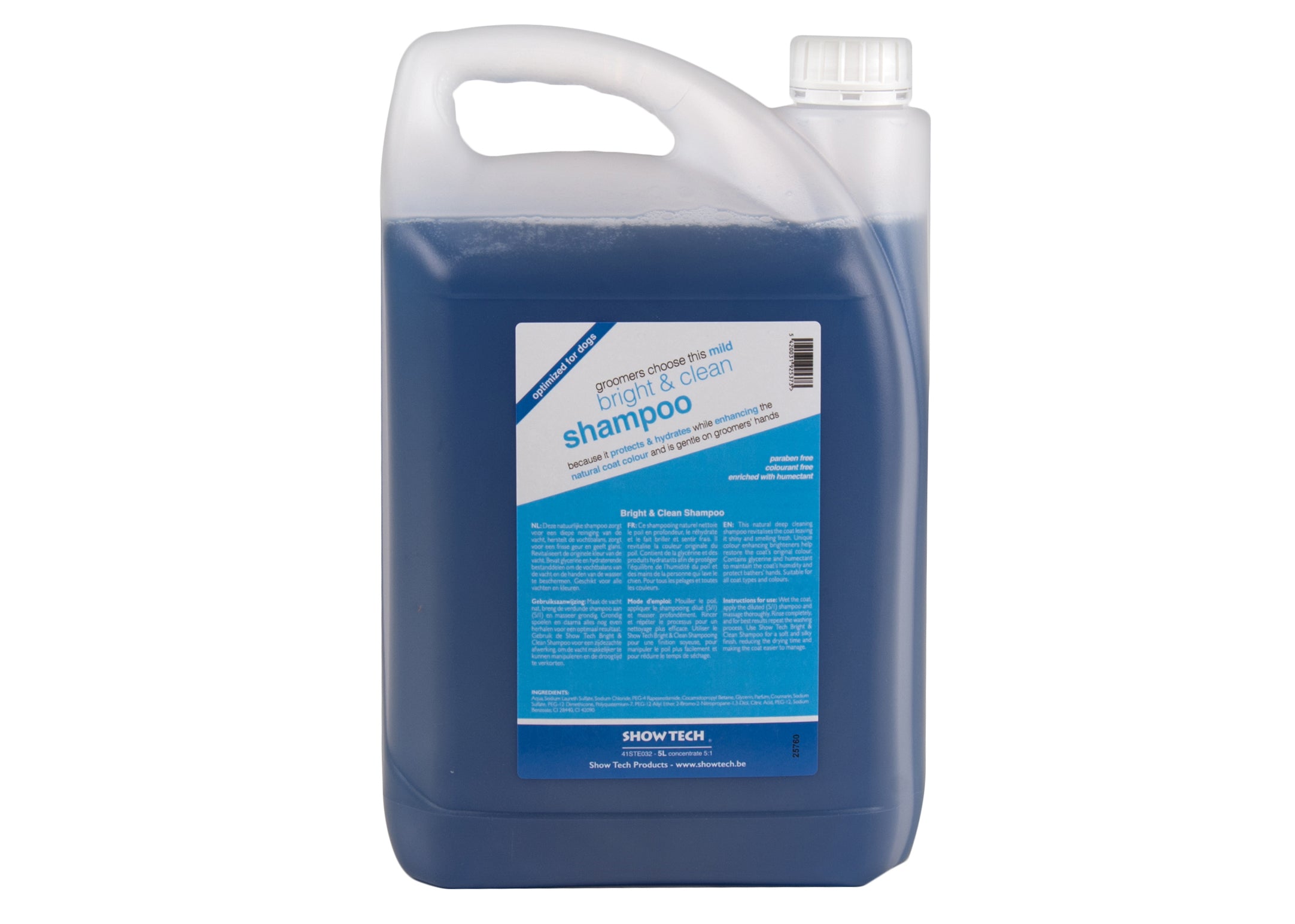 Show Tech Sampon Bright & Clean 5L pentru caini, pisici si cai