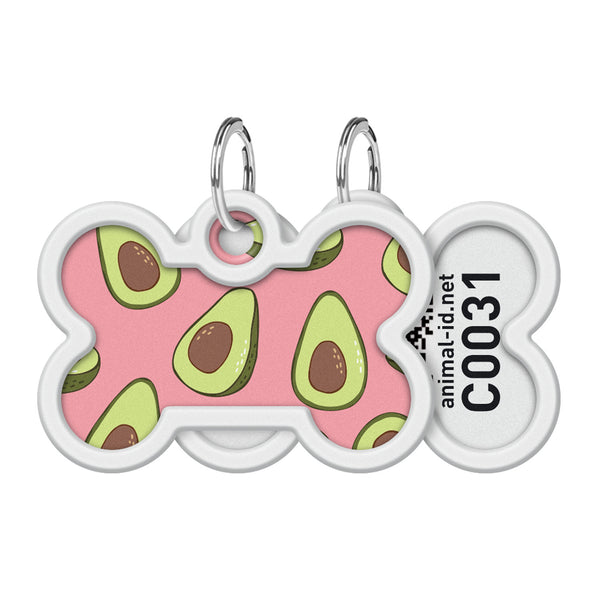 Medalion pentru caini Smart ID QR WAUDOG - Avocado 2