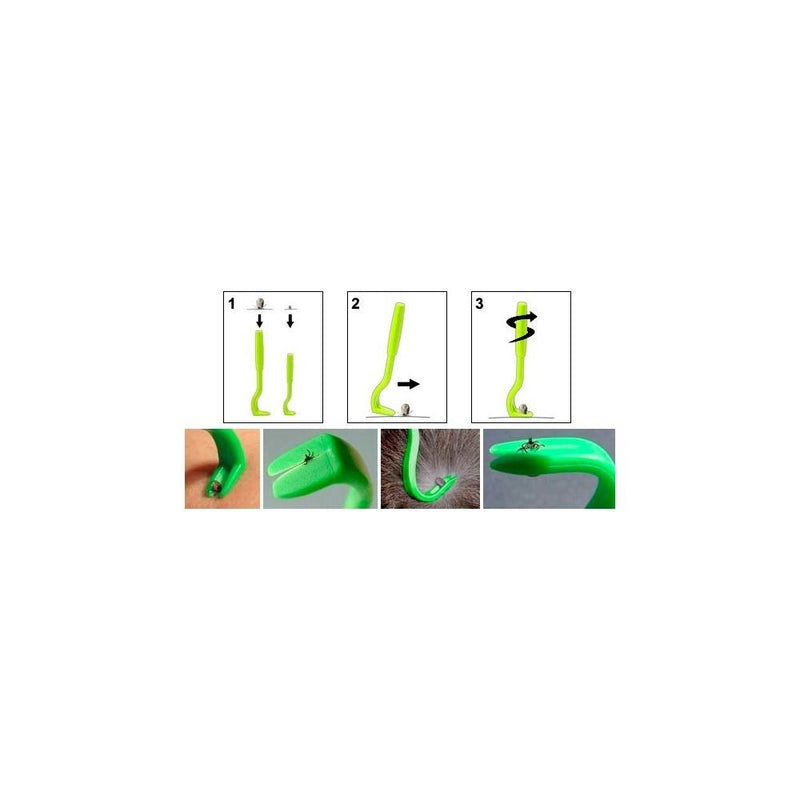 O Tom Tick Twister croșete pentru extras capușe