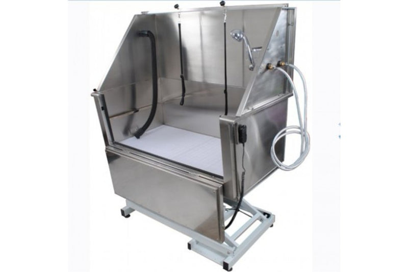 Cada inox electrica cu usa frontala pliabila 128x74x105cm