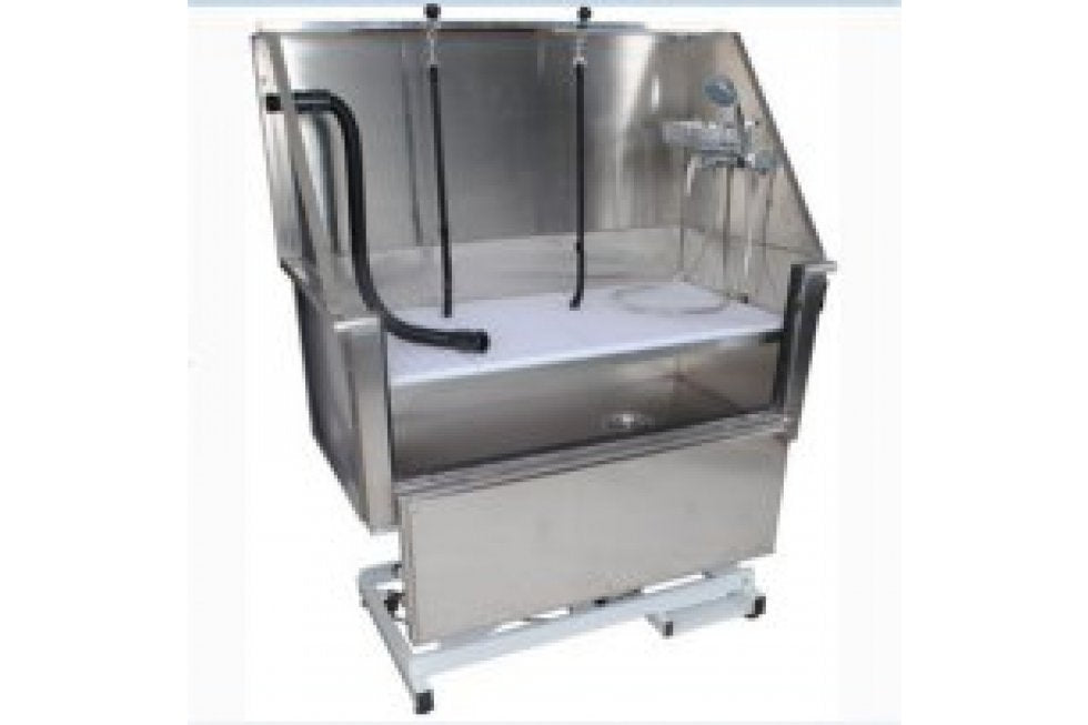 Cada inox electrica cu usa frontala pliabila 128x74x105cm