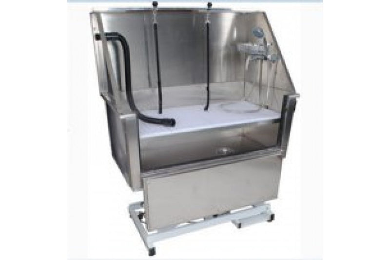 Cada inox electrica cu usa frontala pliabila 128x74x105cm