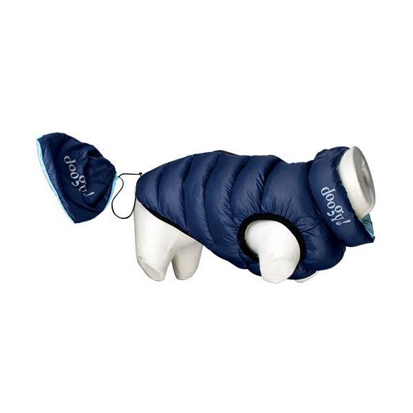 Doogy Haina Reversibila Lighty Albastru/Bleumarin pentru caini