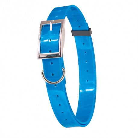 .Zgarda Nylon/Poliuretan 25mmx23-85cm albastru